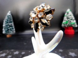 black white brooch a